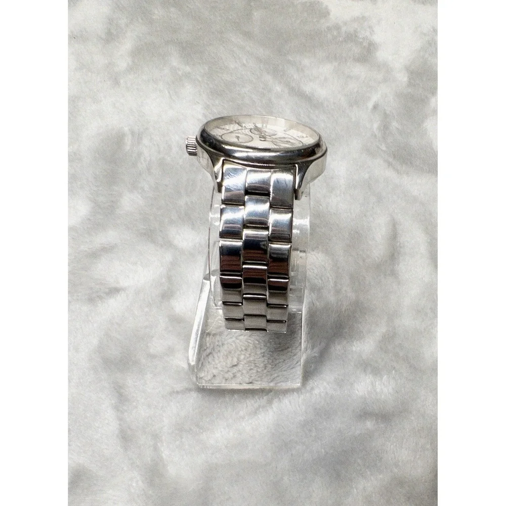 Fossil BQ1560 Modern Sophisticate Collection Multifunction Silver Crystal Watch